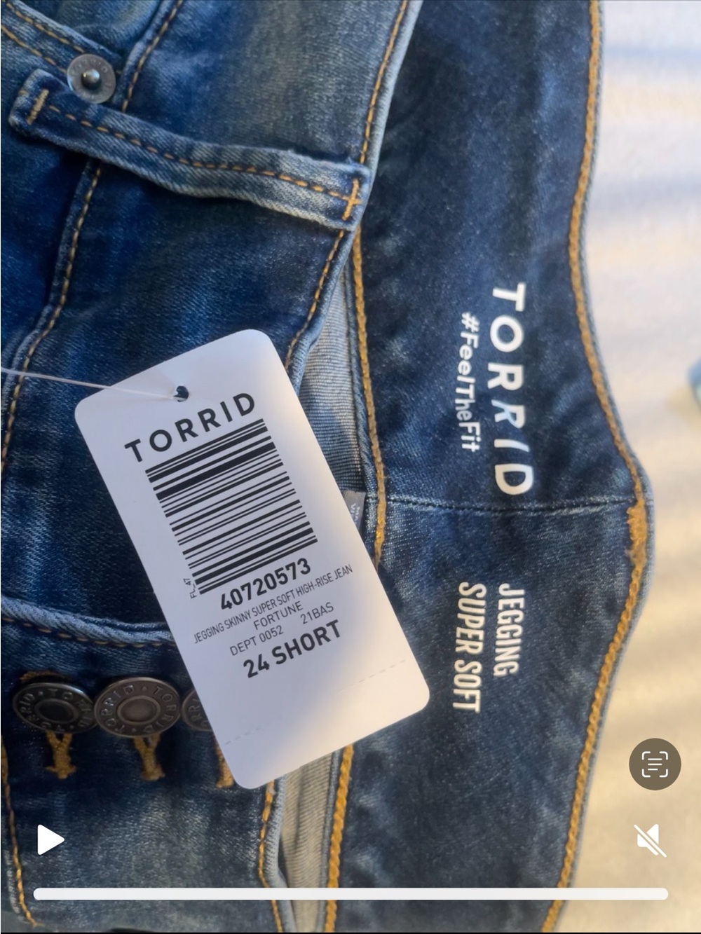 torrid Dark Blue Super Soft Jegging - Indigo Wash